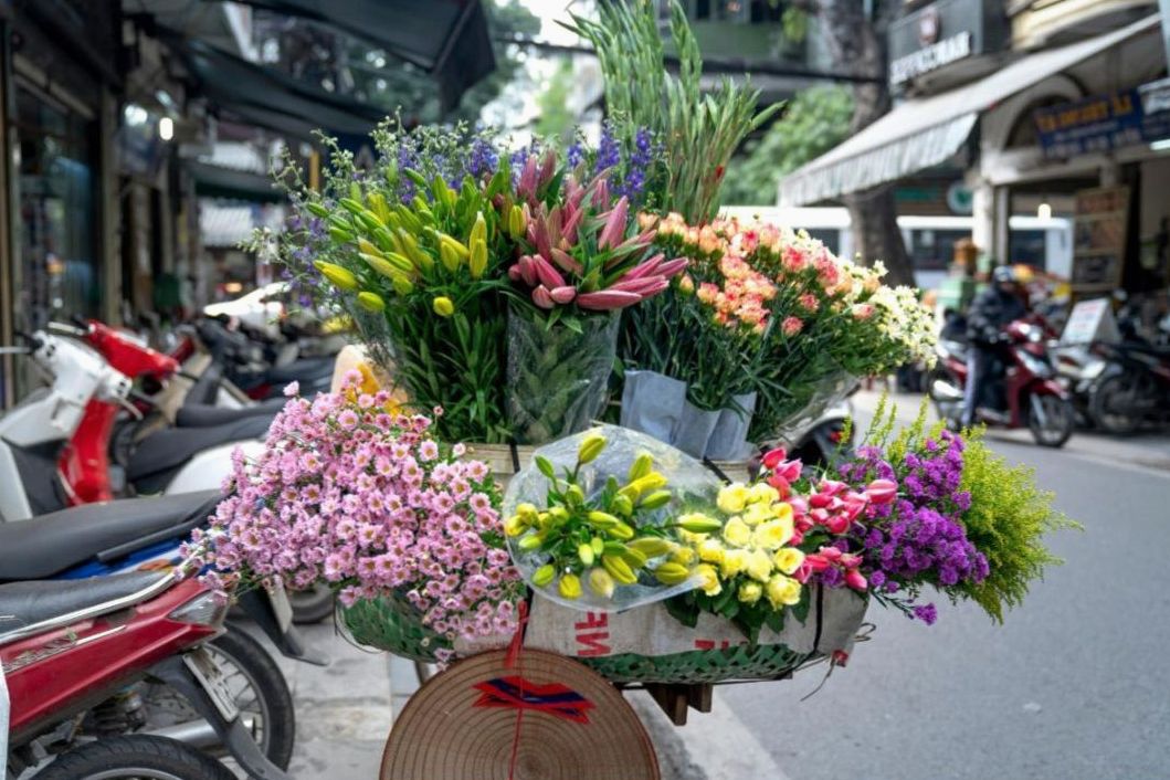 Posy vif de fleurs indigènes